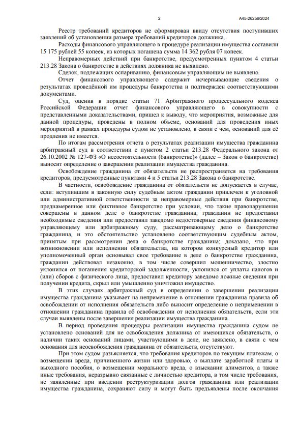 Выигранные дела ЮК Доверие